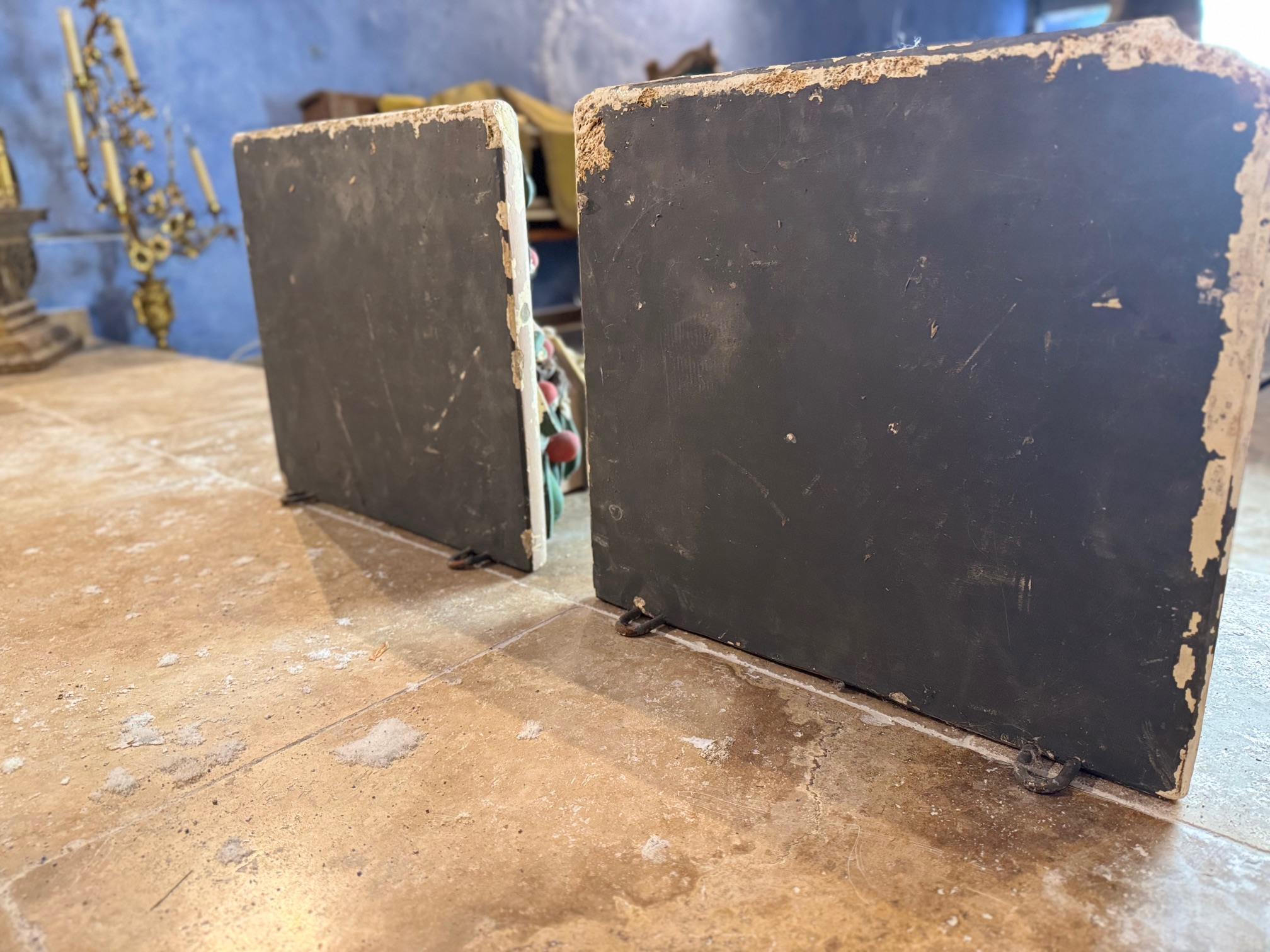 Paire de consoles de chapelle - Saint Bénilde - XXe – Image 4