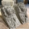 Paire de corbeaux à tête d'Anges - fin XVIIe – Image 5