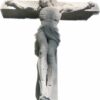 Grande Croix de Calvaire en pierre reconstituée- XXe – Image 5