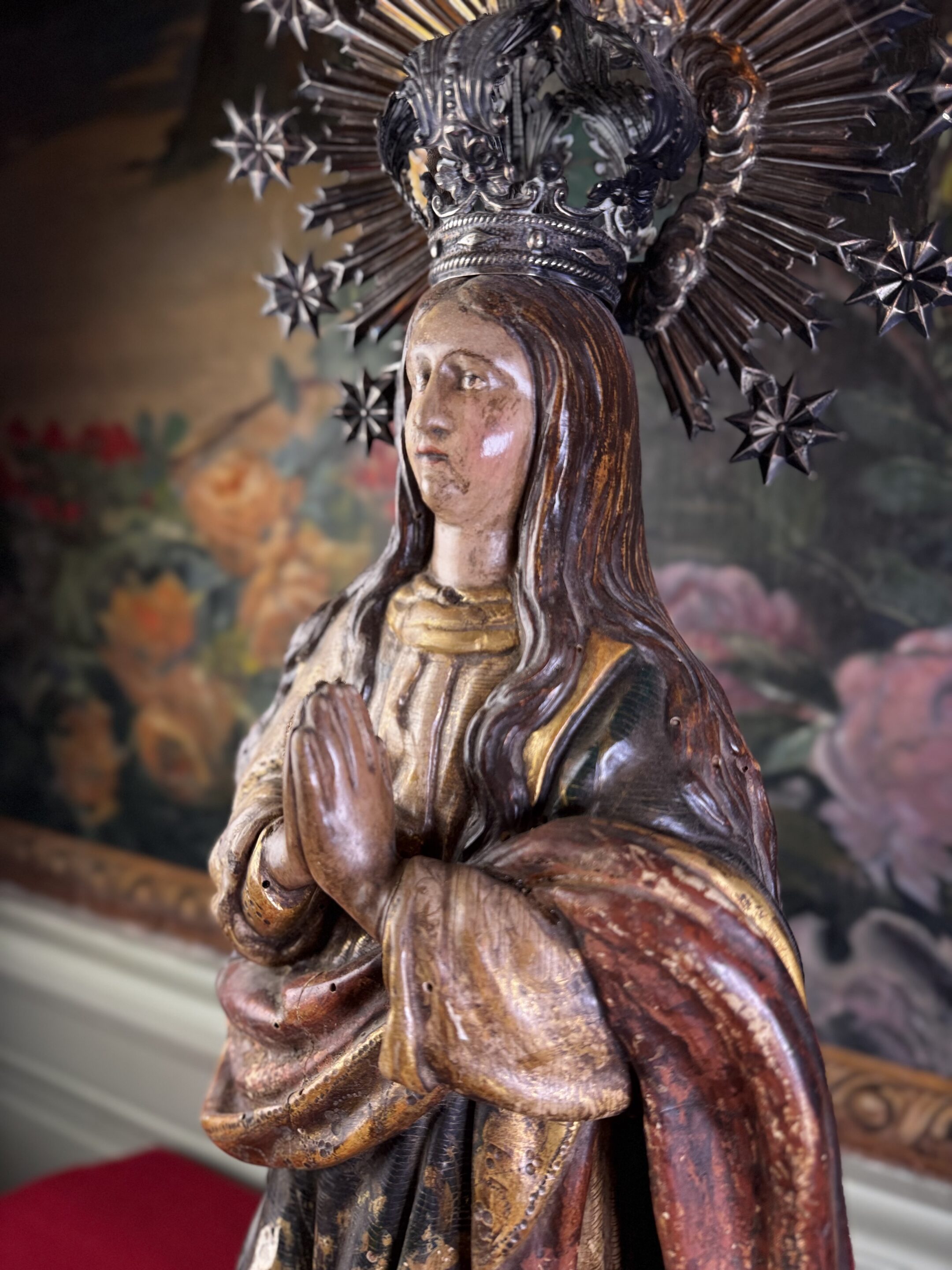 Vierge en Oraison et sa Couronne d'Argent - XVIIIe – Image 8