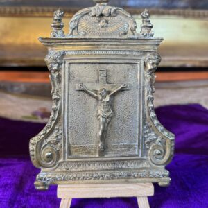 Baiser de Paix en laiton - XIXe