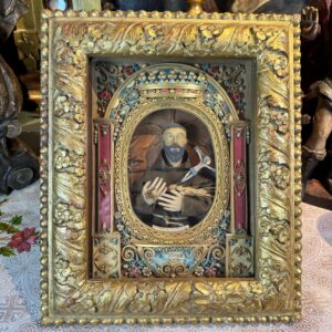 Reliquaire paperolles de Saint Joseph de Leonessa - Fin XVIIIe