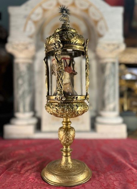 Monstrance Reliquaire De Saint Amantia – Circa 1700