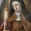 Sainte Claire - Huile Sur Cuivre - XVIIe -Vendu