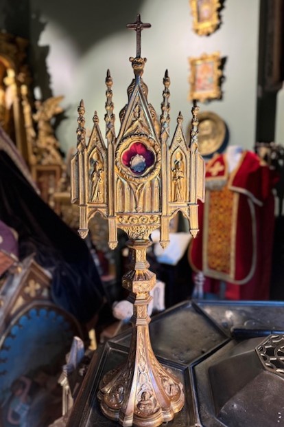 Monstrance Reliquaire Néogothique – XIXe