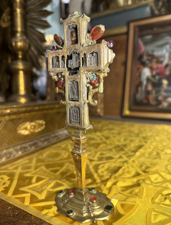 Croix De Bénédiction Orthodoxe Du Mont Athos - XVIIIe - Image 3