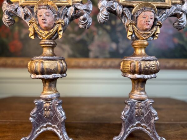Paire De Monstrances Reliquaires Italiennes - XVIIIe – Image 10