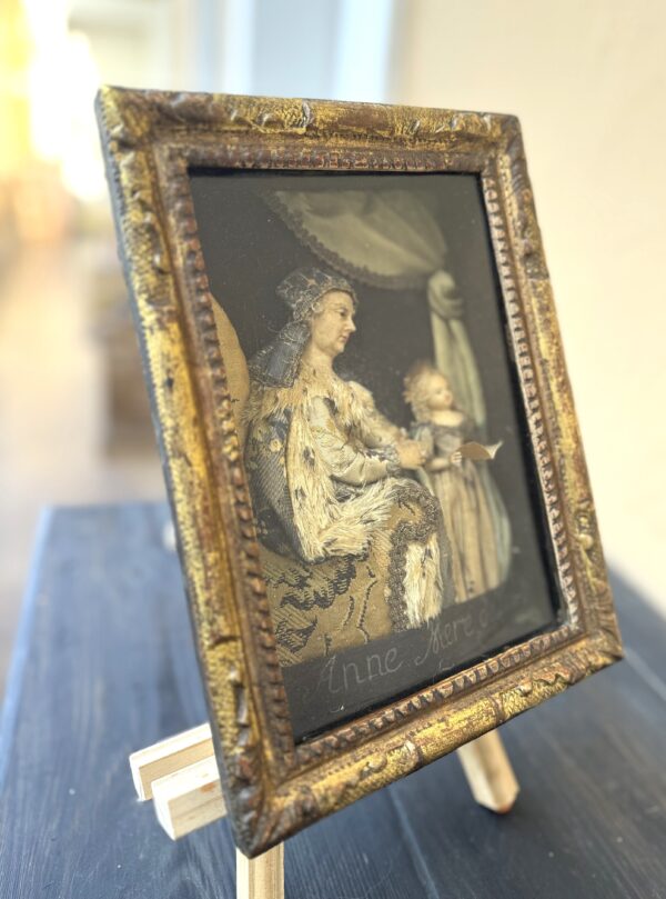 L’éducation De La Vierge – Cire Habillée - XVIIIe – Image 3