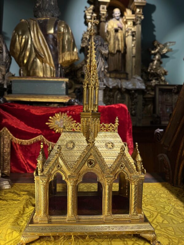 Châsse Reliquaire Néo-gothique – XIXe - Vendue