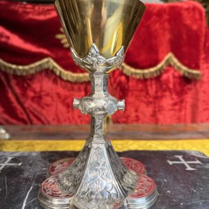 Calice Et Patène En Vermeil De Style Néogothique – XIXe - Vendus