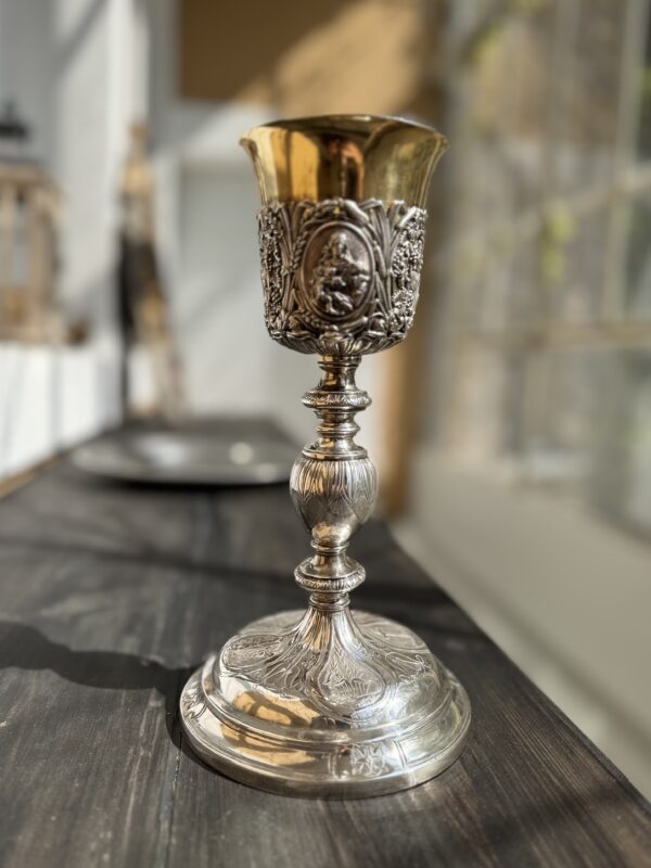 Calice En Argent Et Coupe En Vermeil - Début XIXe