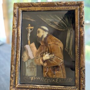 Saint François D’assise - Cire Habillée - XVIIIe
