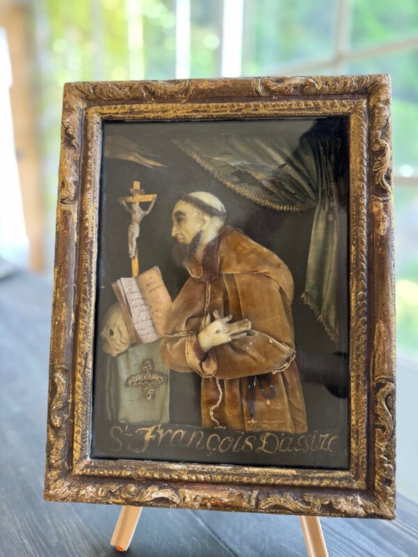 Saint François D’assise - Cire Habillée - XVIIIe