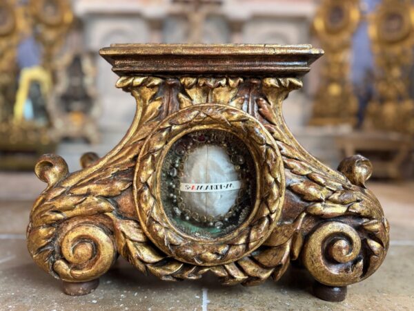 Socle Reliquaire De Saint Amand - Début XVIIIe