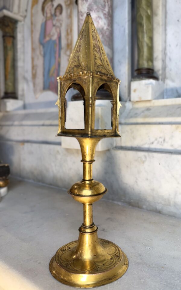 Monstrance-reliquaire Haute époque - XVe – Image 3