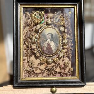 Cadre Reliquaire Aux Dix Reliques - XIXe