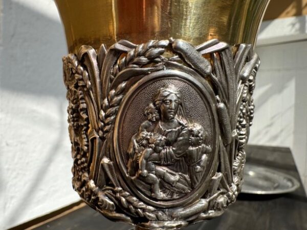 Calice En Argent Et Coupe En Vermeil - Début XIXe – Image 4