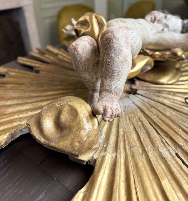 Ange en Gloire – XVIIIe - Réservé – Image 2
