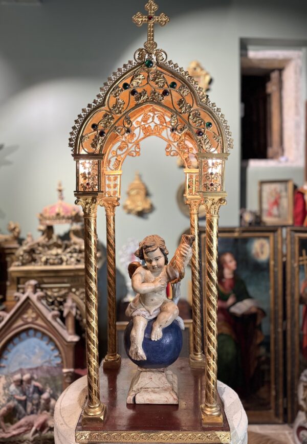 Important ciborium néogothique – Circa 1900 - vendu – Image 2