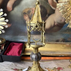 Monstrance-reliquaire Haute époque - Début XVIe - Vendue