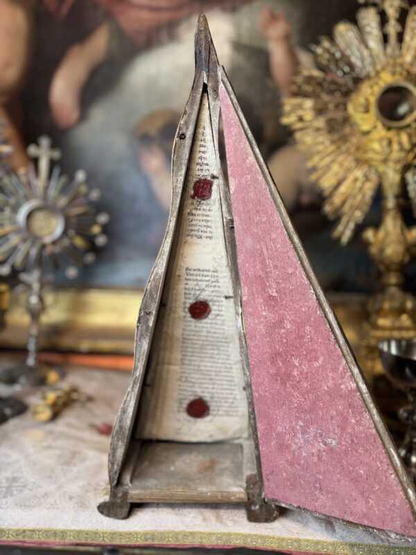 Reliquaire Triptyque - Fin XVIIIe – Image 3