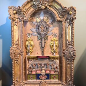 Retable Reliquaire baroque aux 27 reliques – circa 1740