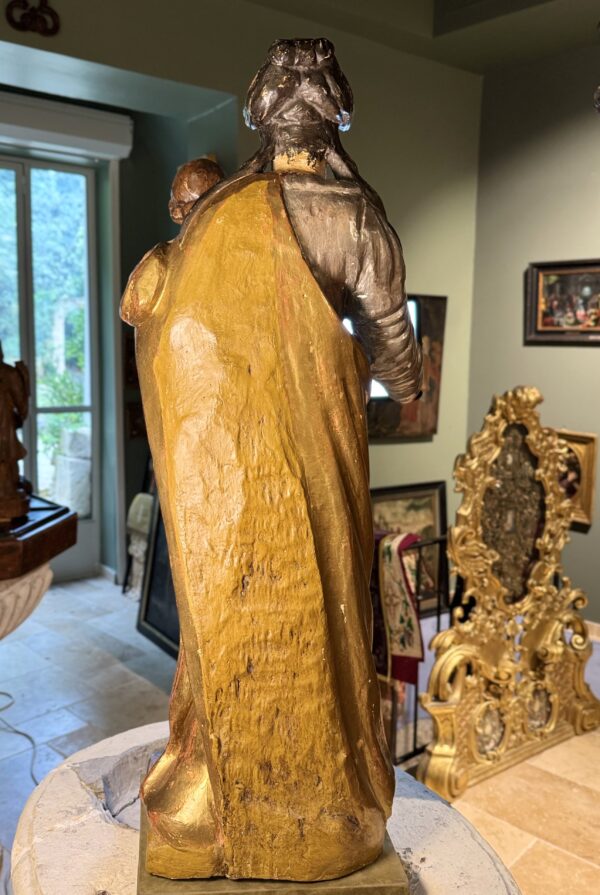 Vierge à l’Enfant – XVIIIe – Image 4