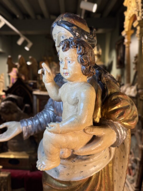 Vierge à l’Enfant – XVIIIe – Image 2