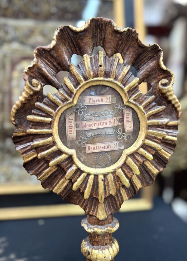 Paire de reliquaires – Saint Jean Népomucène - XVIIIe – Image 3