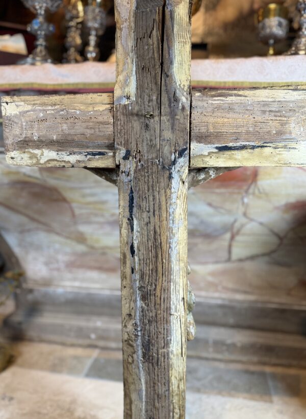 Grand Christ en bois sculpté – Fin XVIIe – Image 5