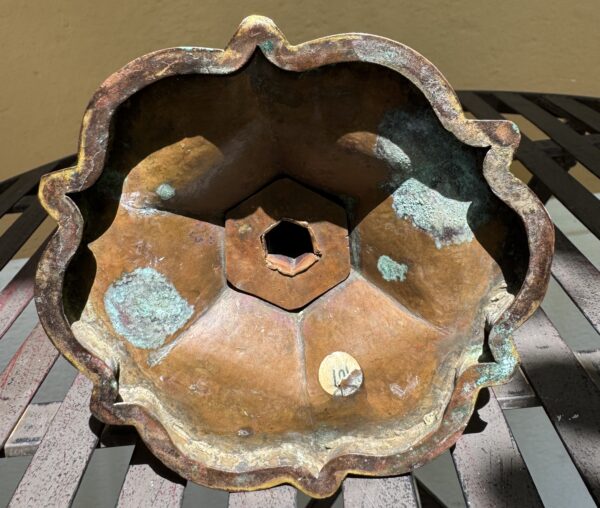Monstrance Reliquaire en cuivre - Circa 1500 – Image 6
