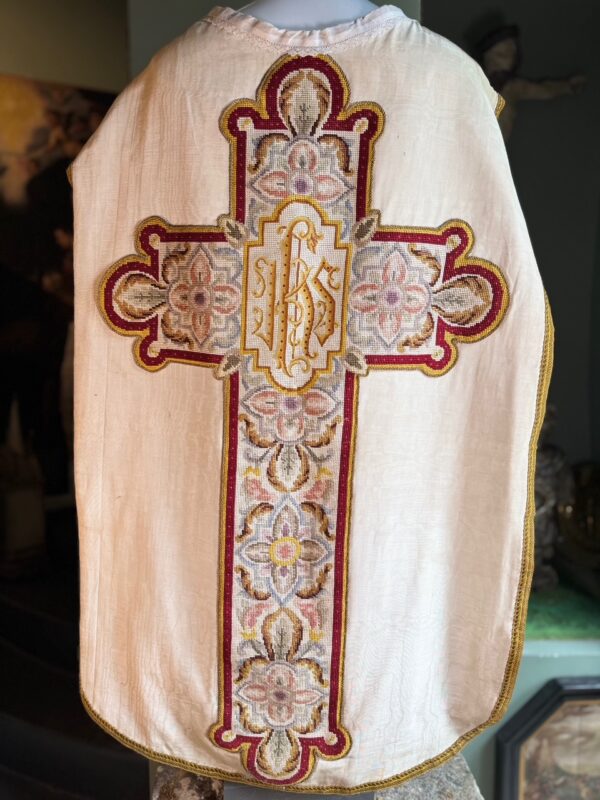 Chasuble Avec étole, Manipule Et Bourse - Fin XIXe – Image 3
