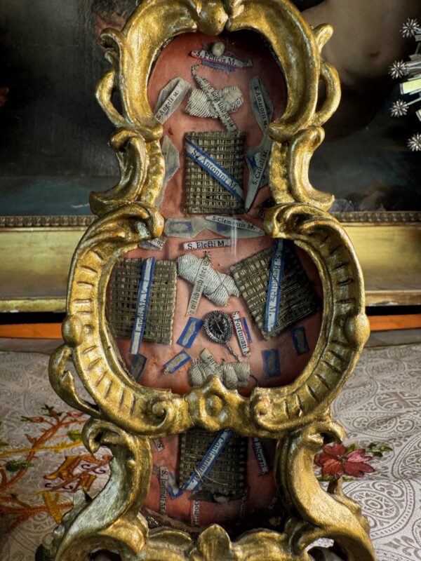 Paire de monstrances reliquaires baroques - XVIIIe – Image 4