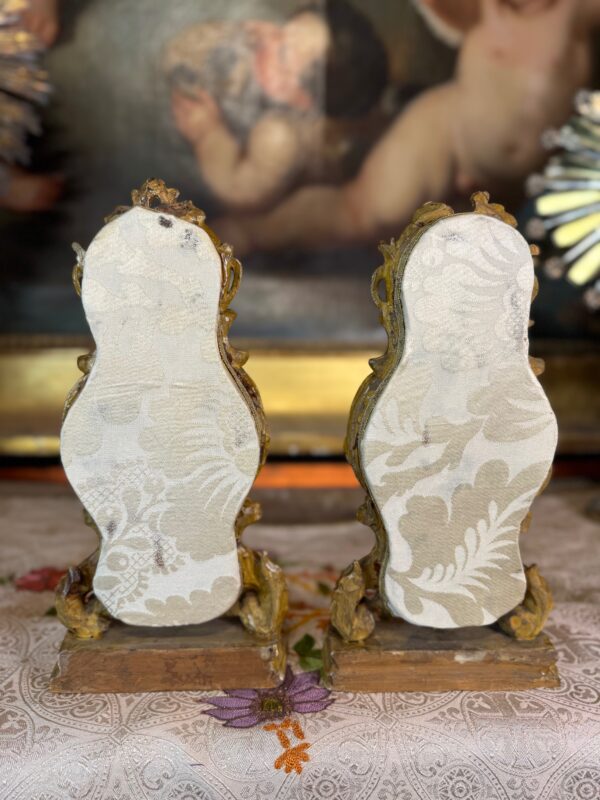 Paire de monstrances reliquaires baroques - XVIIIe – Image 5