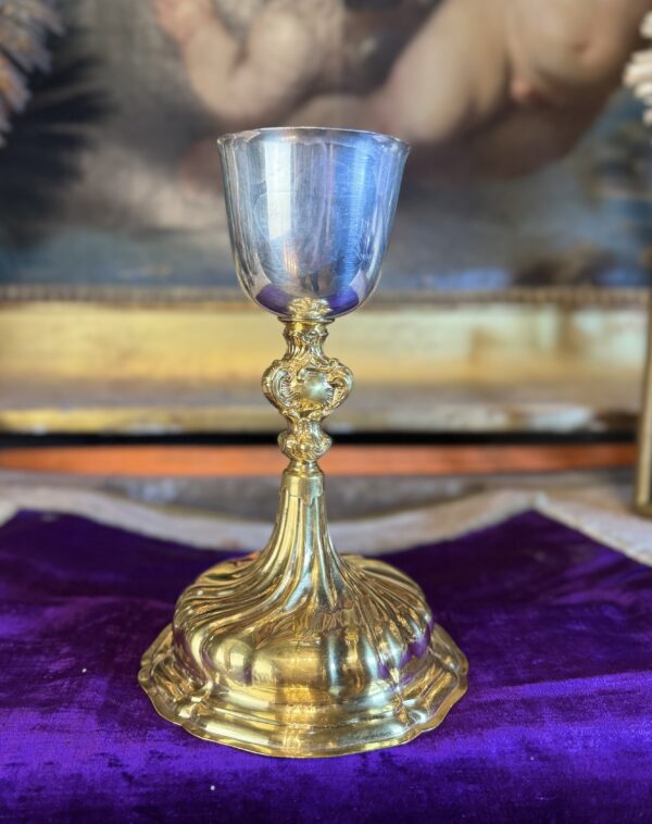 Calice baroque en argent - circa 1780