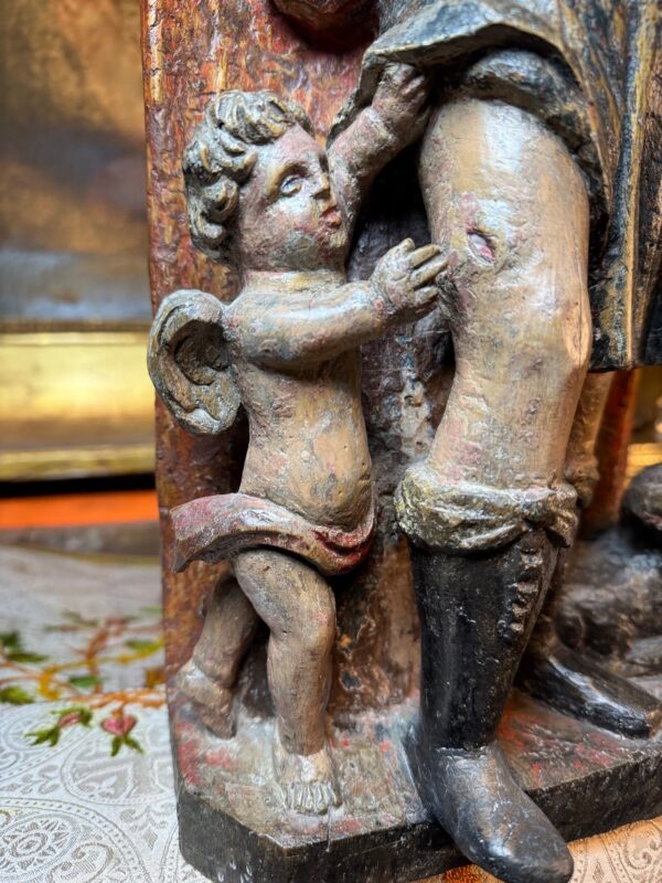 Sculpture de Saint Roch - XVIIe – Image 3