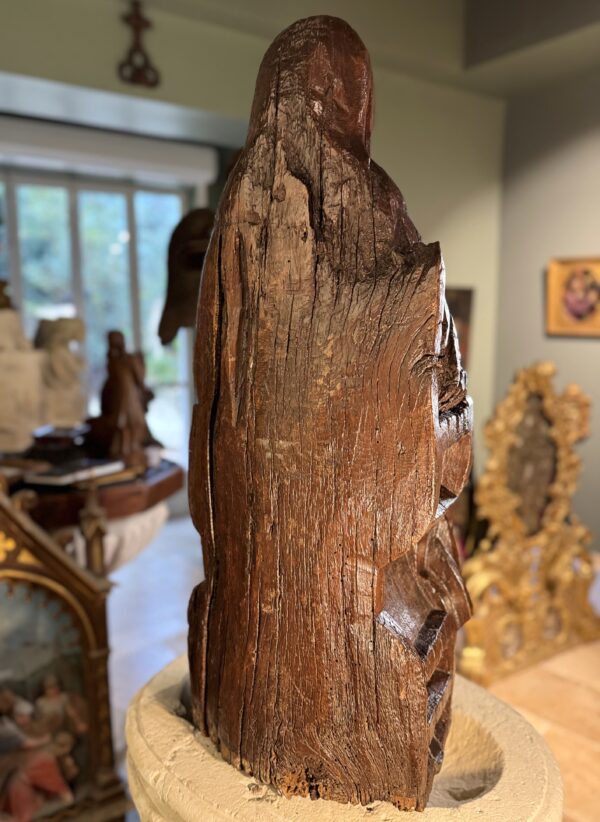 L’Education de la Vierge - Groupe en bois – fin XVIe – Image 4