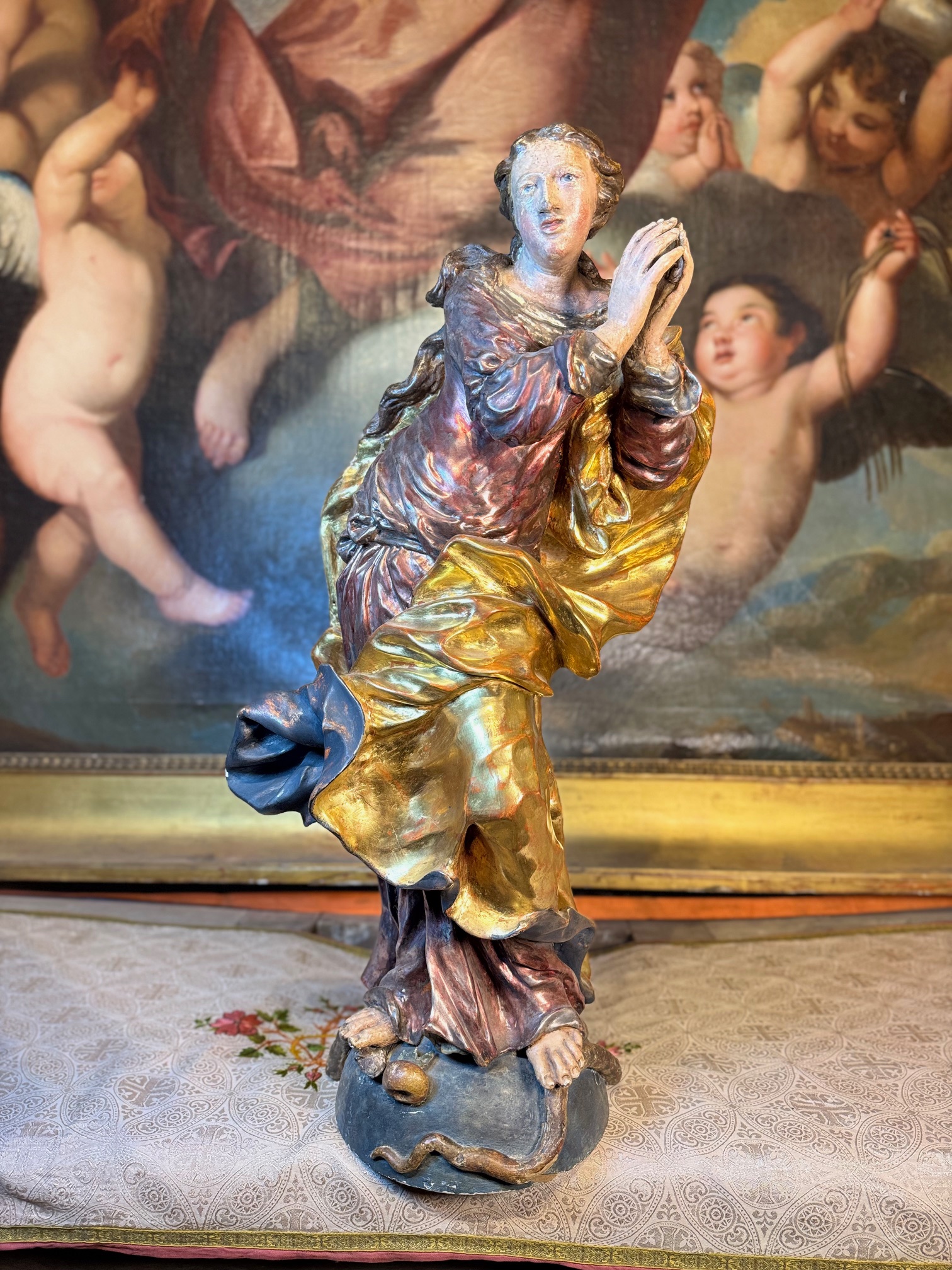 Vierge Marie Baroque - XVIIIe