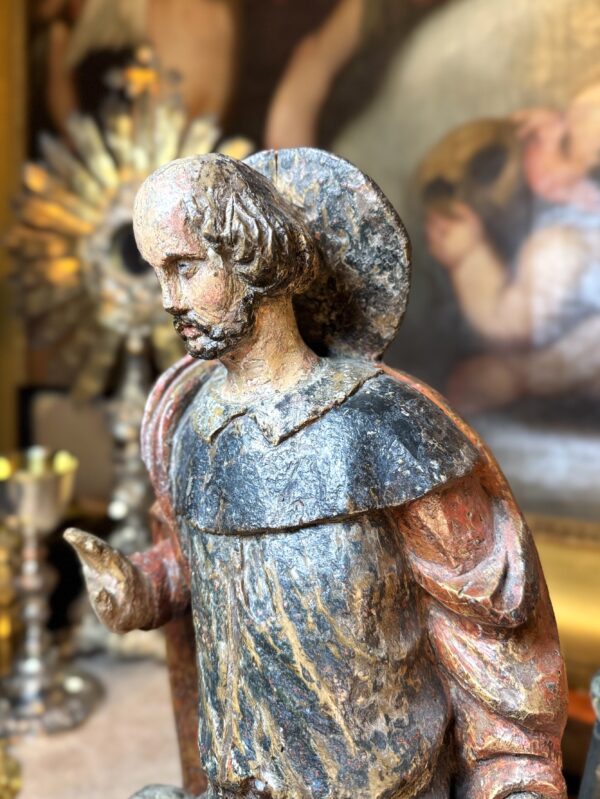 Sculpture de Saint Roch - XVIIe – Image 2