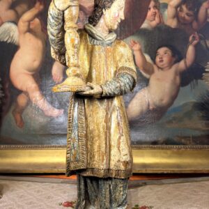 Sculpture d’un ange d’autel – XVIIe