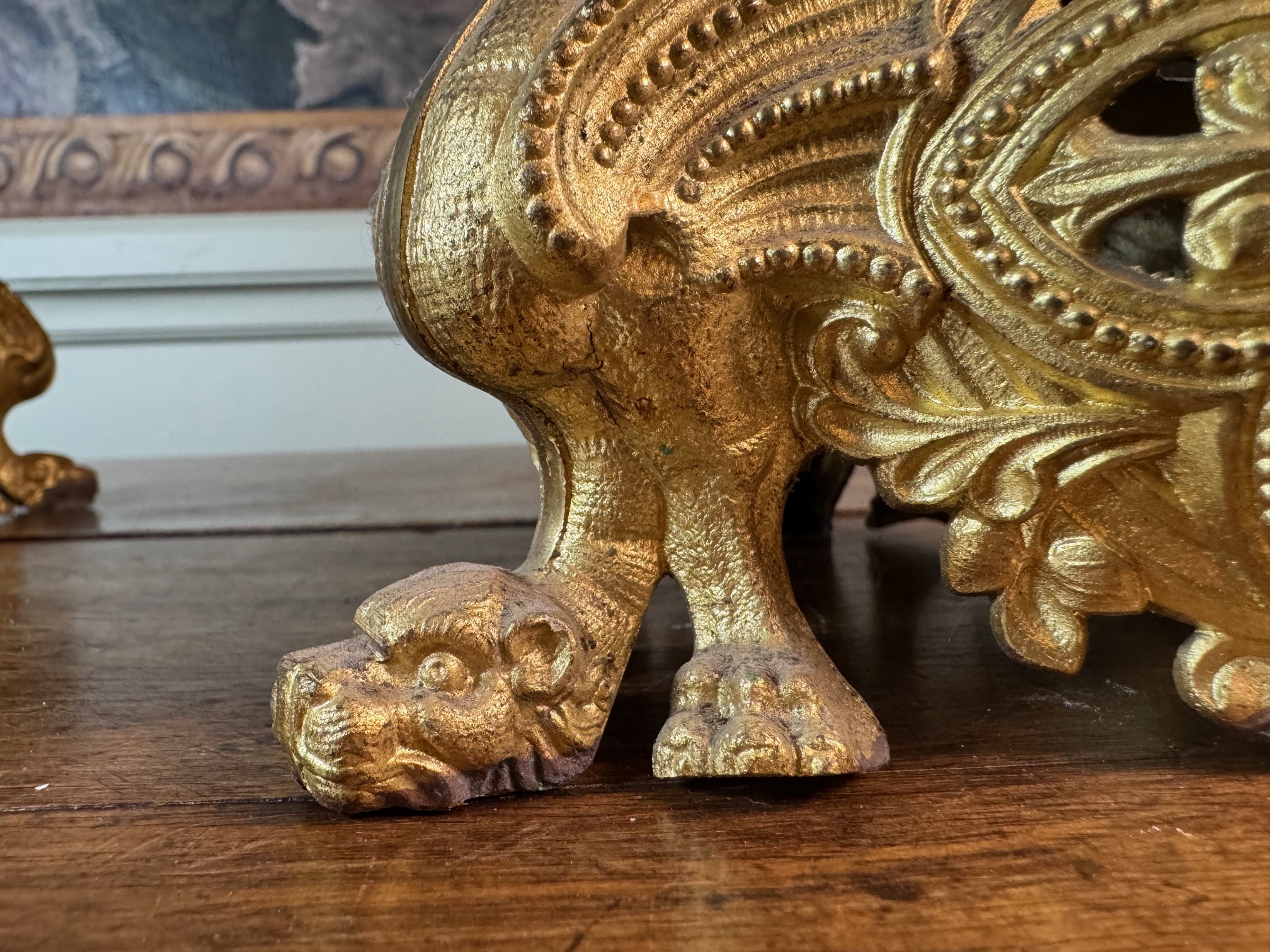 Paire De Chandeliers à Cinq Lumières - XIXe – Image 3