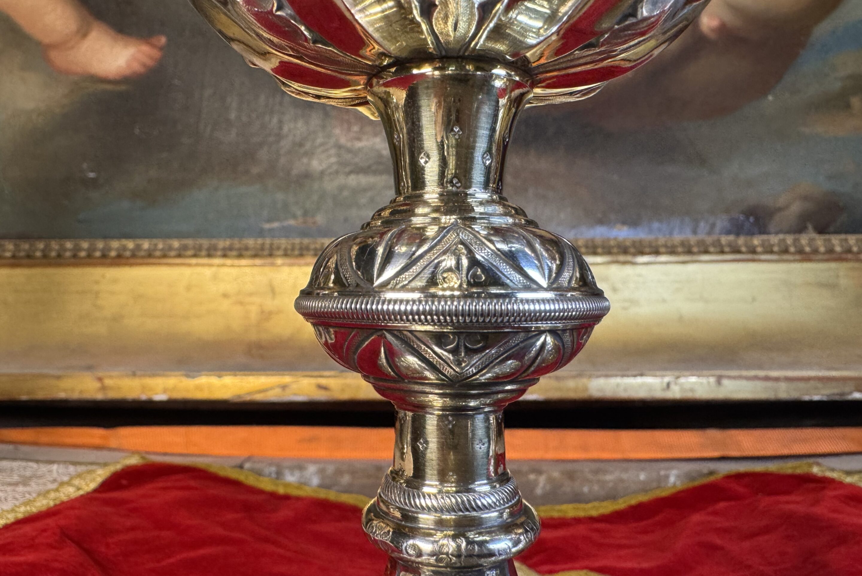 Chapelle comprenant Calice et Ciboire - XIXe – Image 2