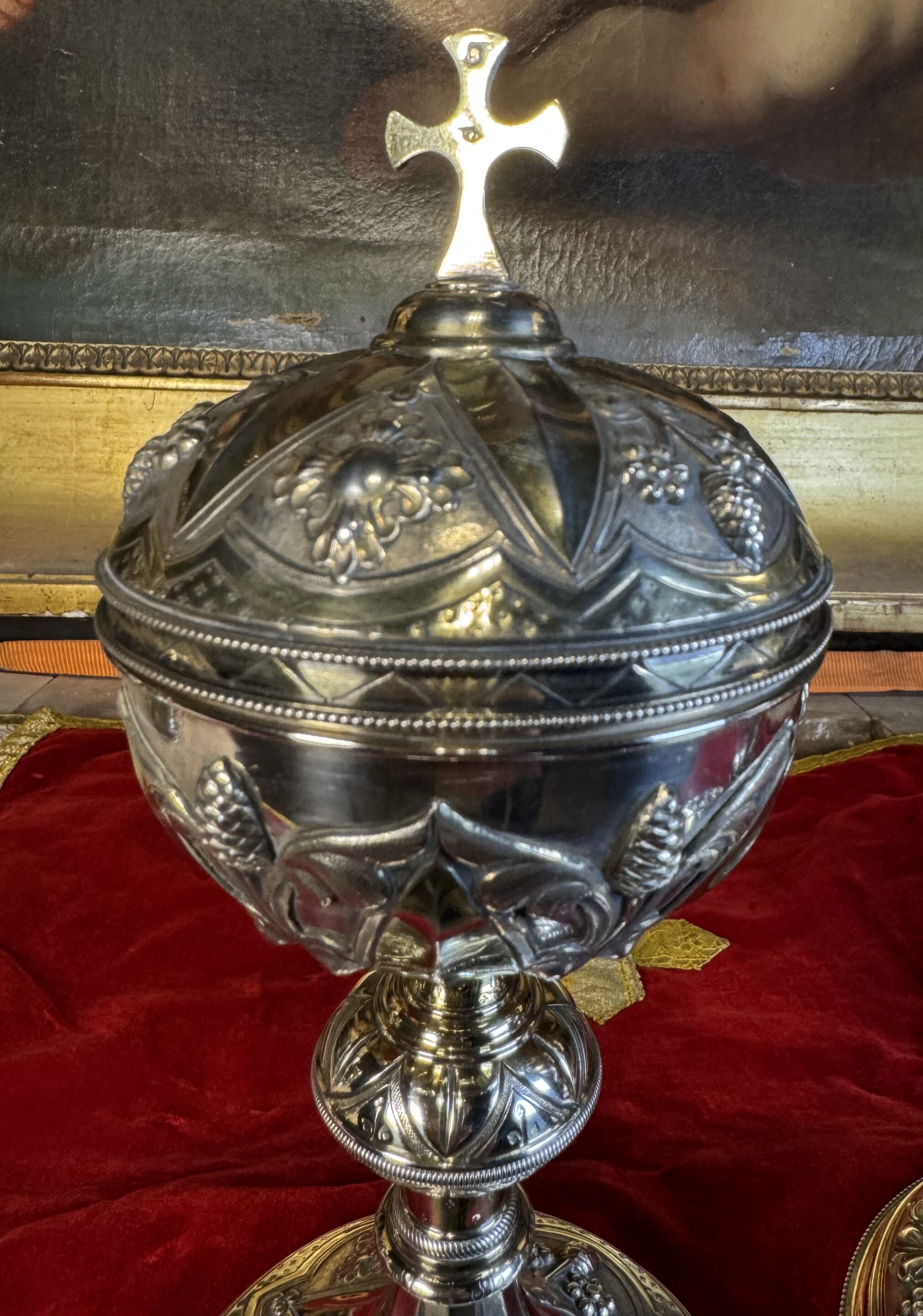 Chapelle comprenant Calice et Ciboire - XIXe – Image 3