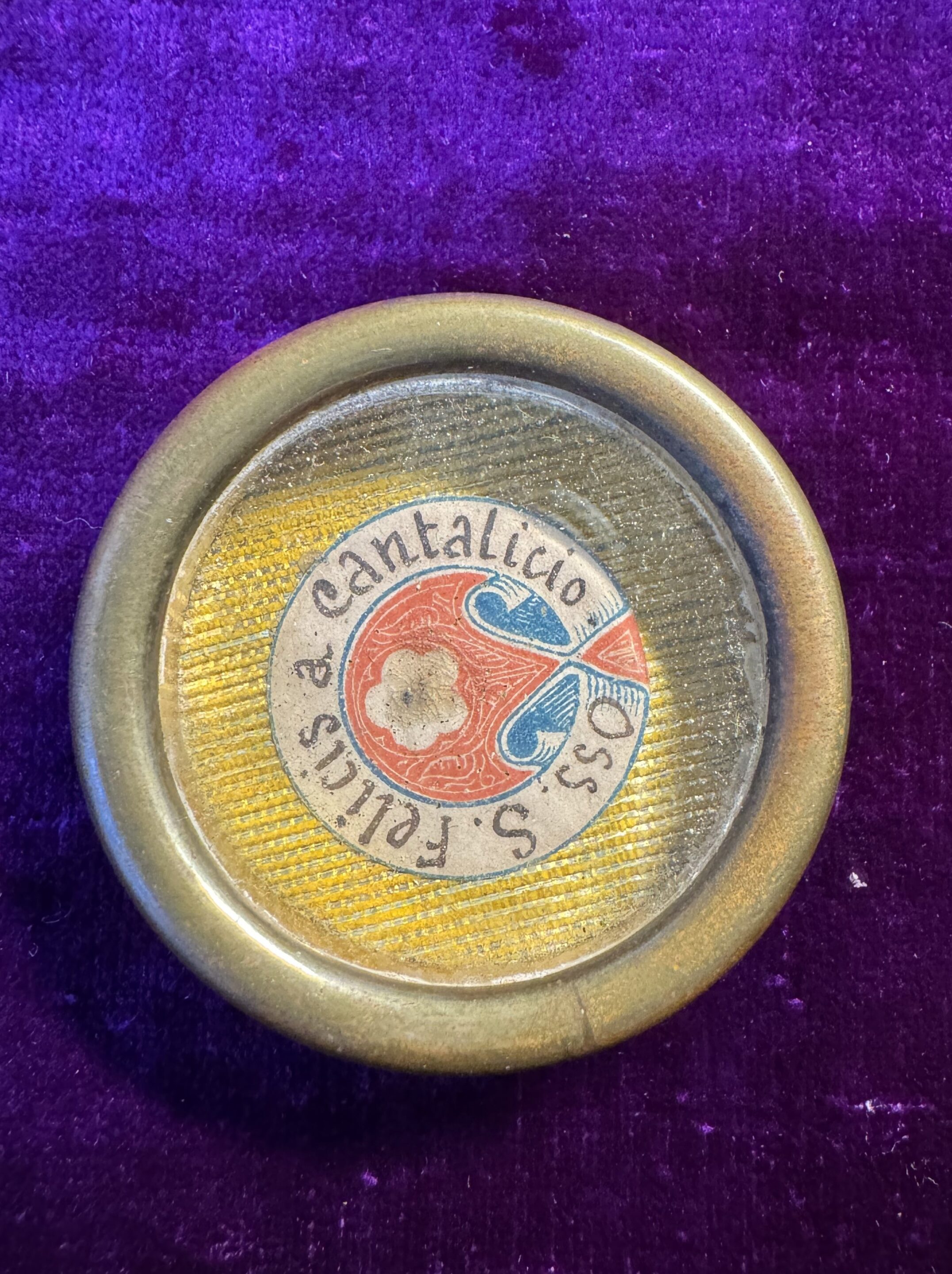 Thèque reliquaire de Saint Félix de Cantalice - XIXe