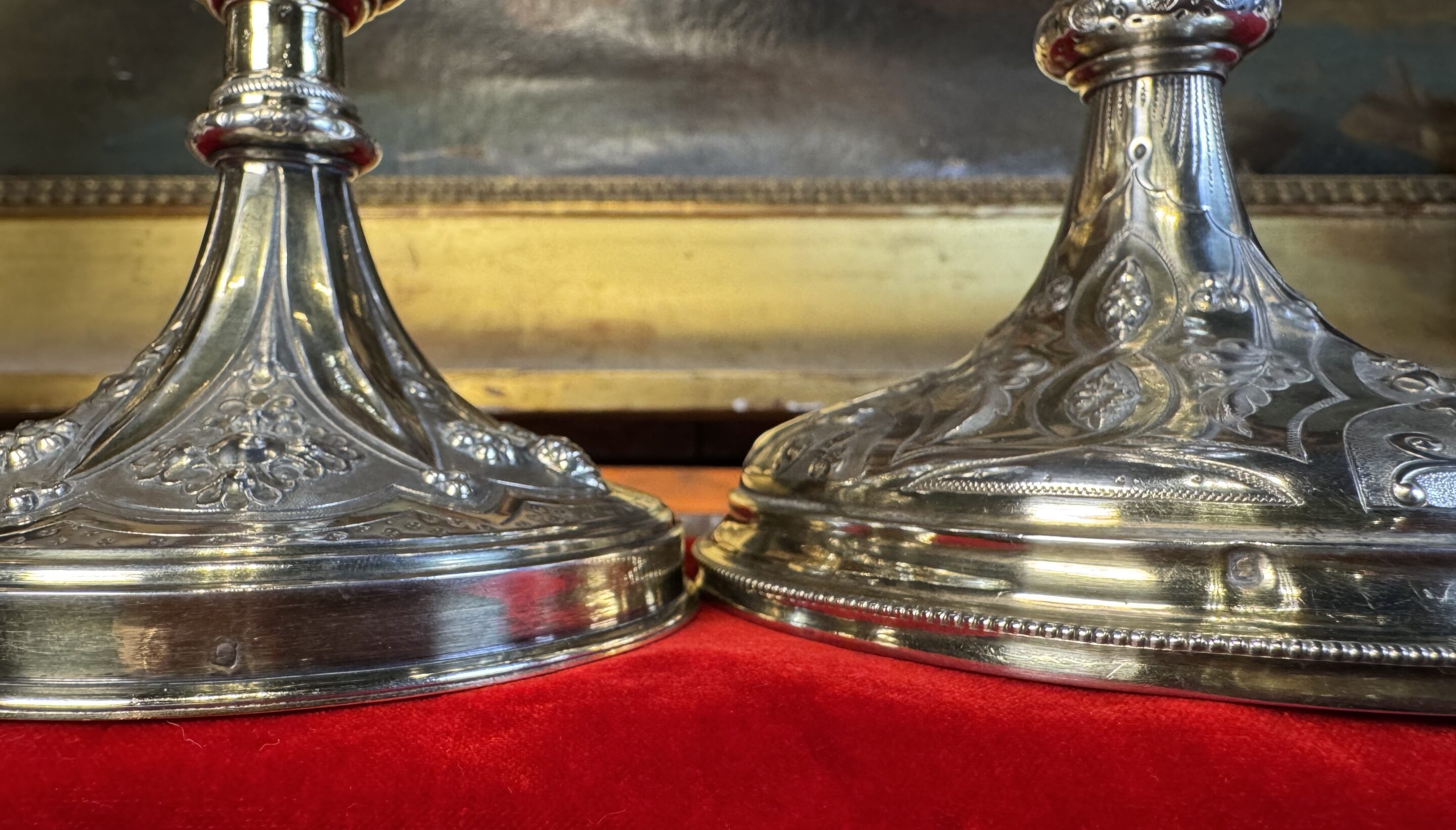 Chapelle comprenant Calice et Ciboire - XIXe – Image 5