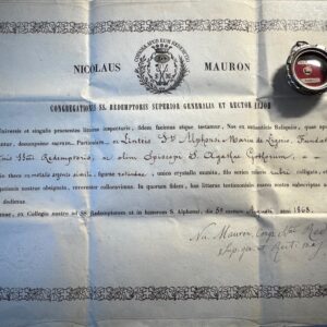 Thèque reliquaire de Saint Alphonse de Liguori - 1868