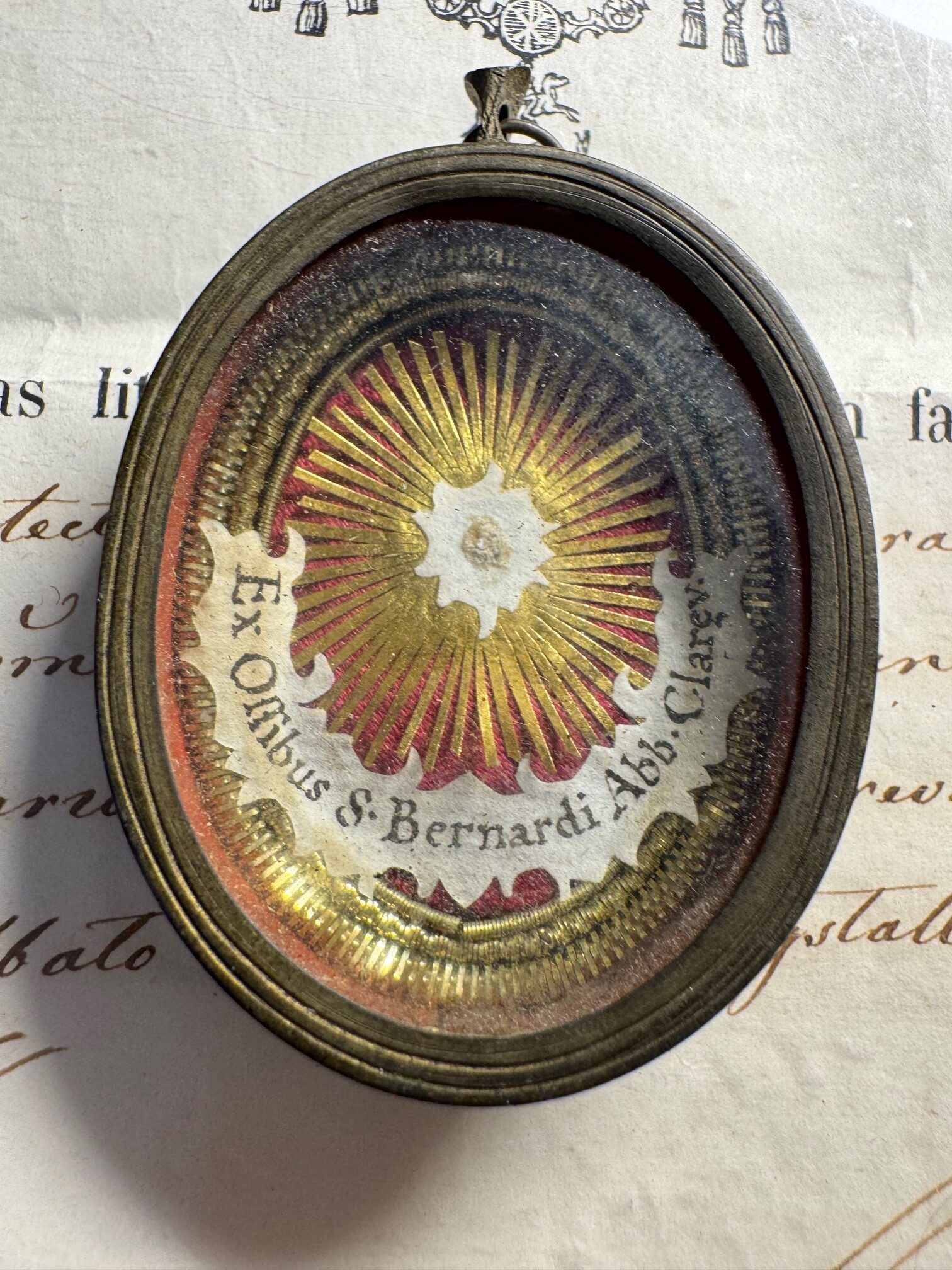 Thèque reliquaire de Saint Bernard de Parme - 1854