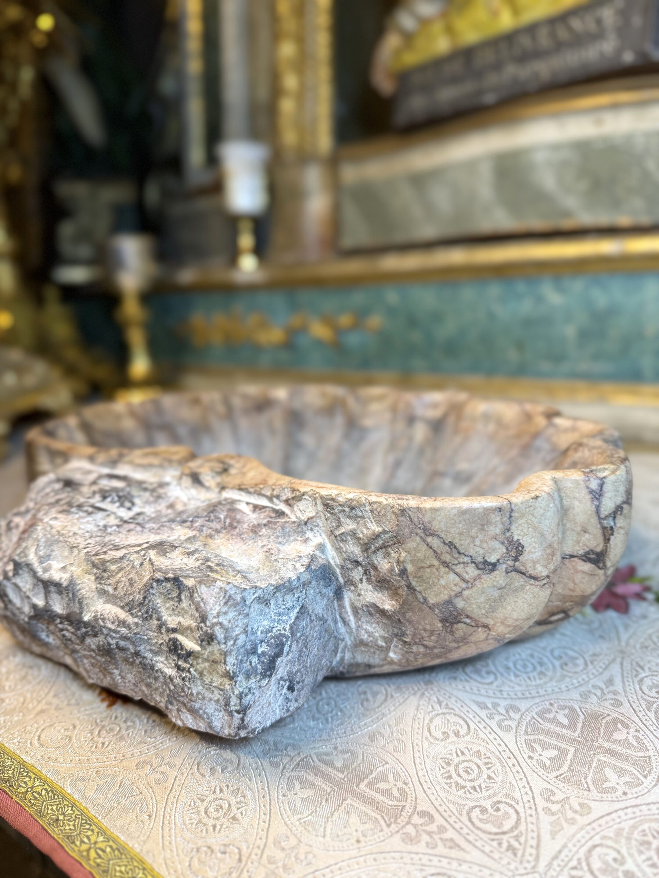 Paire de bénitiers de chapelle – XVIIIe – Image 3