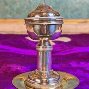 Ciboire Des Malades Et Patène En Argent - Début XIXe