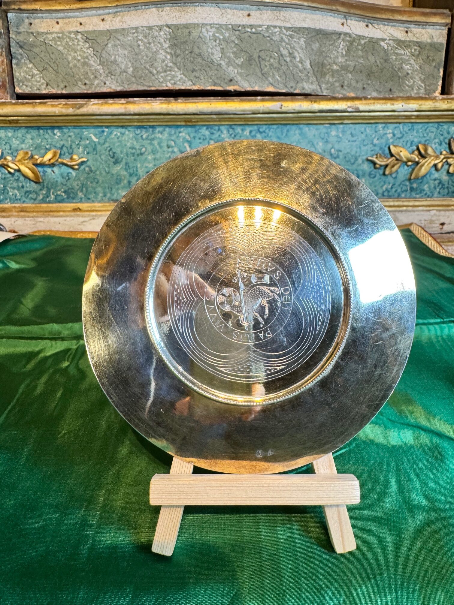 Calice en argent et patène - XIXe – Image 3